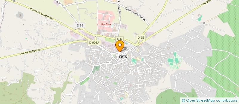 localisation de l'entreprise EURL PERRIN FLEURS à TRETS