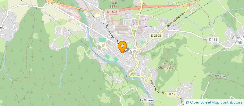 localisation de l'entreprise EURL PESCHET  FAVERGES-SEYTHENEX