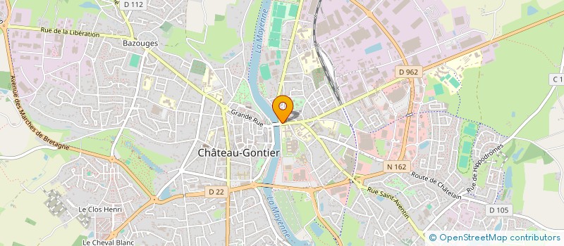 localisation de l'entreprise EURL PETER SWANN-ELLIS  CHATEAU-GONTIER-SUR-MAYENNE