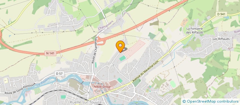 localisation de l'entreprise EURL PETIT LAURENT  RUELLE-SUR-TOUVRE