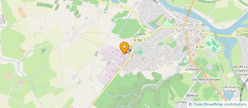 localisation de l'entreprise EURL PETITEAU à CHALONNES-SUR-LOIRE