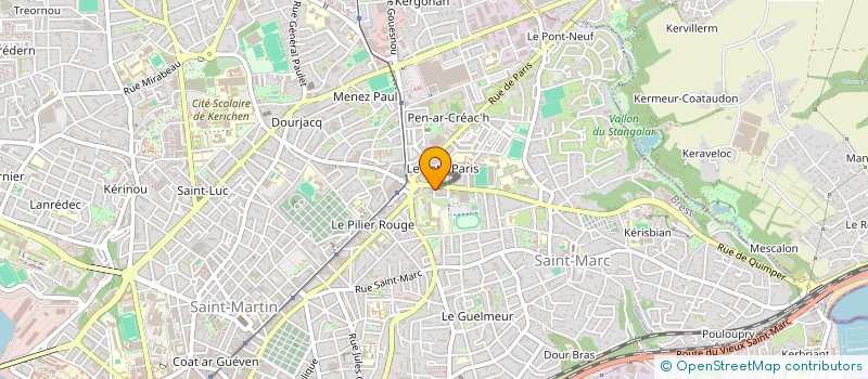 localisation de l'entreprise EURL PETTON à BREST