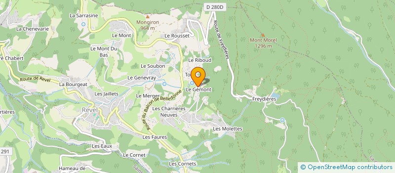 localisation de l'entreprise EURL PEYRAUD CONSTRUCTION  REVEL