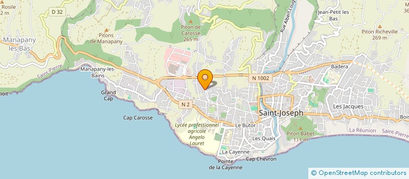 localisation de l'entreprise EURL PFS/SP  SAINT-JOSEPH