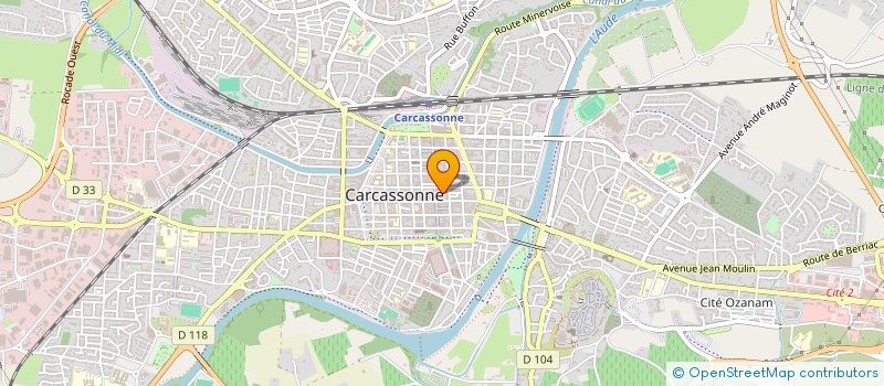 localisation de l'entreprise EURL PH  CARCASSONNE