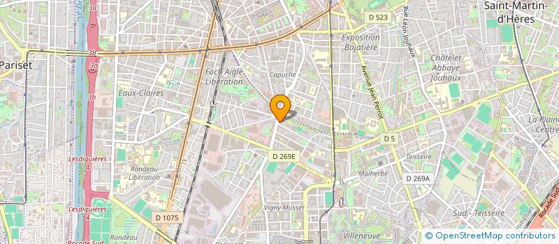 localisation de l'entreprise EURL PH  GRENOBLE