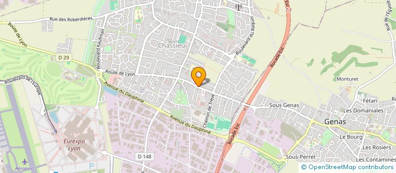 localisation de l'entreprise EURL PH BURGADA  CHASSIEU