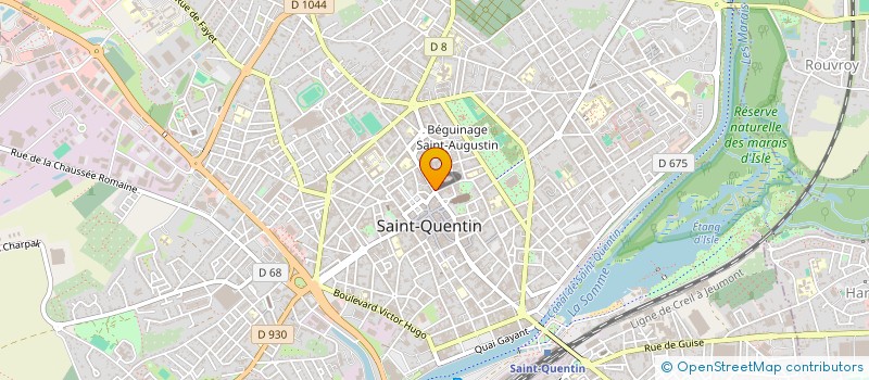 localisation de l'entreprise EURL PHACOPTIC à SAINT-QUENTIN