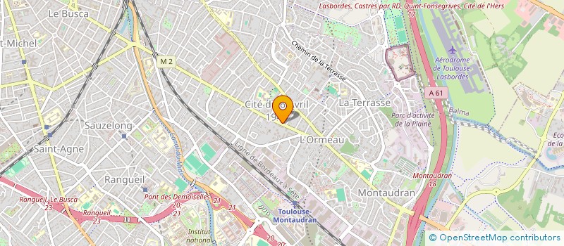 localisation de l'entreprise EURL PHAN DINH  TOULOUSE