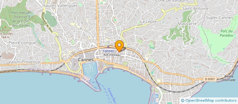 localisation de l'entreprise EURL PHARMACIE CANNES-GAMBETTA à CANNES