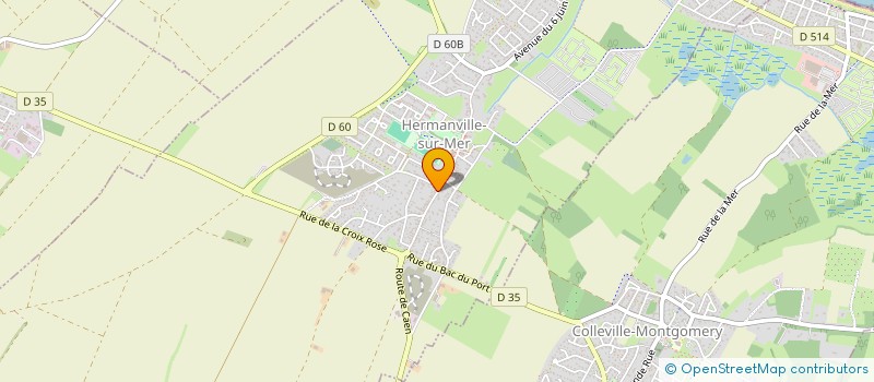 localisation de l'entreprise EURL PHARMACIE COURTEILLE  COLLEVILLE-MONTGOMERY