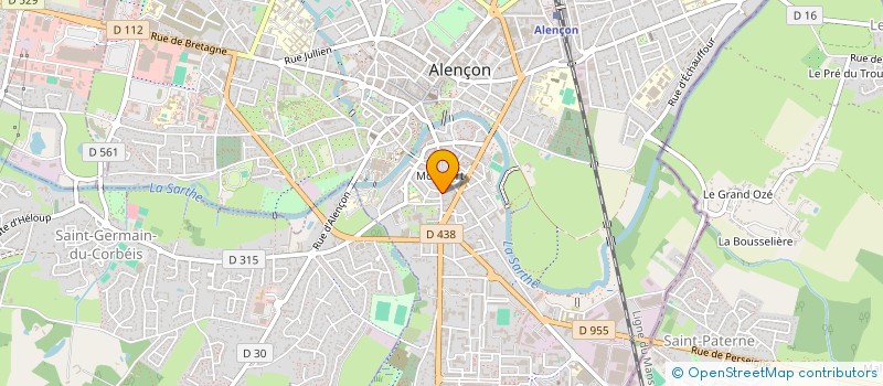 localisation de l'entreprise EURL PHARMACIE DE MONTSORT à ALENCON