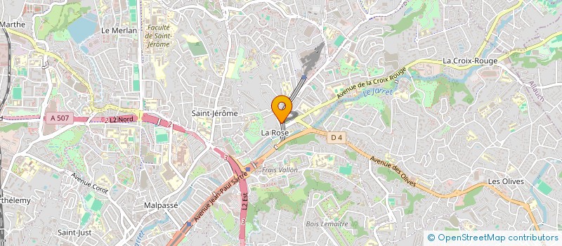 localisation de l'entreprise EURL PHARMACIE FAIVRE à MARSEILLE