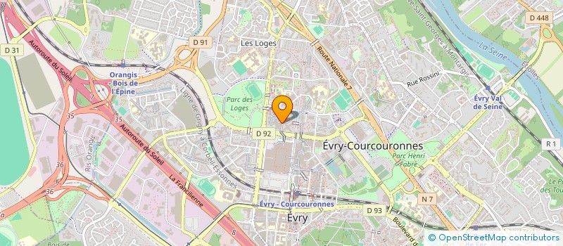 localisation de l'entreprise EURL PHARMACIE FATHALLA à EVRY-COURCOURONNES