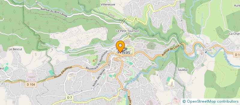 localisation de l'entreprise EURL PHARMACIE GETTO à PRIVAS