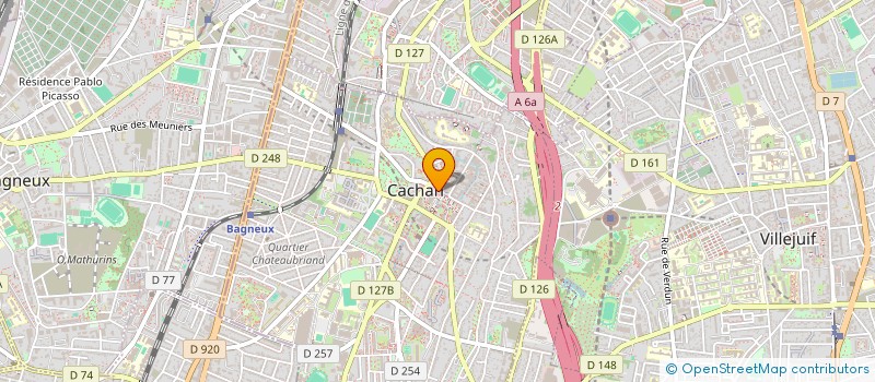 localisation de l'entreprise EURL PHARMACIE HASSID  CACHAN