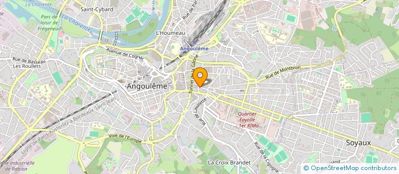 localisation de l'entreprise EURL PHARMACIE LESBARRERES à ANGOULEME