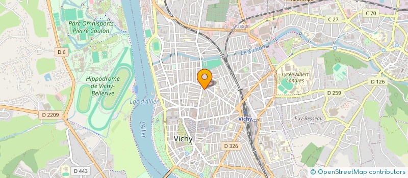 localisation de l'entreprise EURL PHARMACIE MONDIALE à VICHY