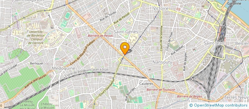localisation de l'entreprise EURL PHARMACIE SONNES à BORDEAUX