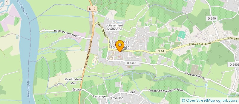 localisation de l'entreprise EURL PHARMACIE SOUS-LALET à CENAC