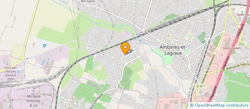 localisation de l'entreprise EURL PHENIX à AMBARES-ET-LAGRAVE