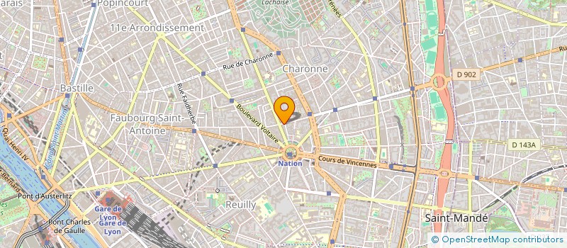 localisation de l'entreprise EURL PHI NAIL BAR  PARIS