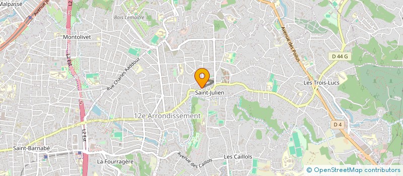 localisation de l'entreprise EURL PHILIPPE CAUSSE  MARSEILLE
