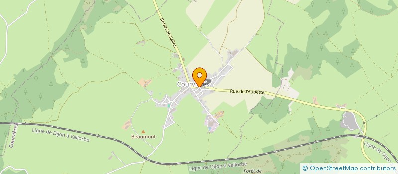 localisation de l'entreprise EURL PHILIPPOTEAUX  LEVIER