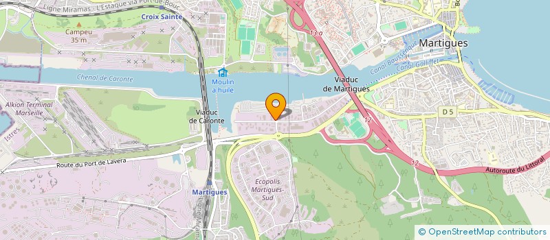 localisation de l'entreprise EURL PHL à MARTIGUES