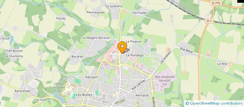 localisation de l'entreprise EURL PHOTOLIGHT à QUESTEMBERT