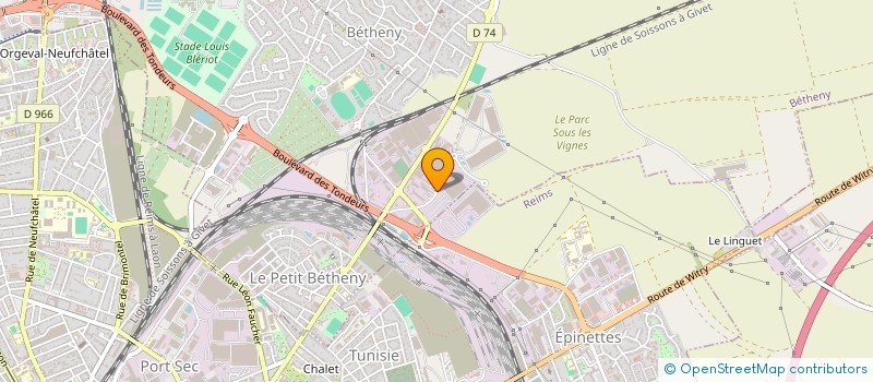 localisation de l'entreprise EURL PICART  BETHENY