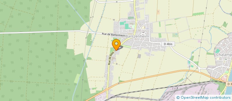 localisation de l'entreprise EURL PIDUTTI  BANTZENHEIM