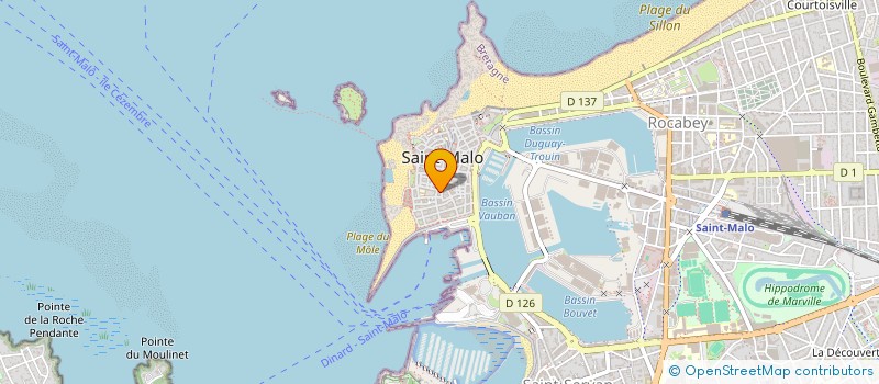 localisation de l'entreprise EURL PIERANA  SAINT-MALO