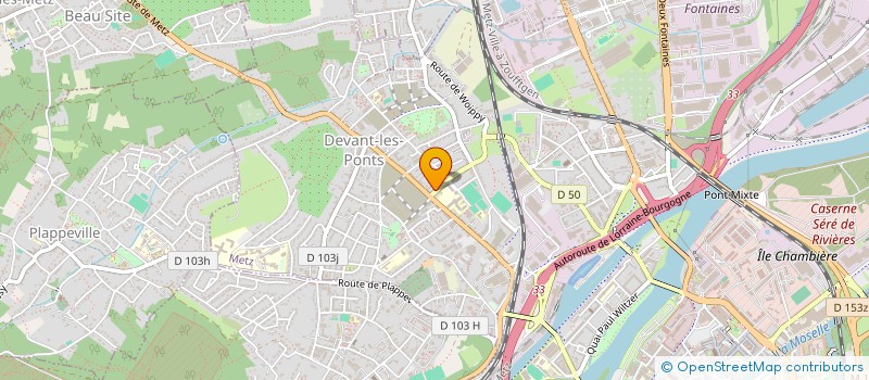 localisation de l'entreprise EURL PIERRE  METZ