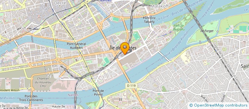 localisation de l'entreprise EURL PIERRE BRAZEAU à NANTES