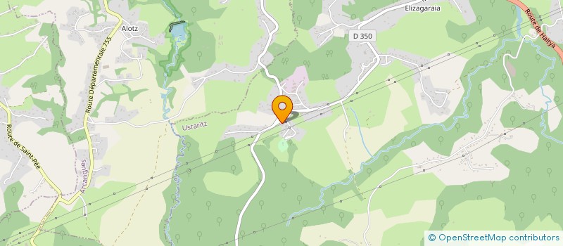 localisation de l'entreprise EURL PIERRE CURUTCHET  HALSOU