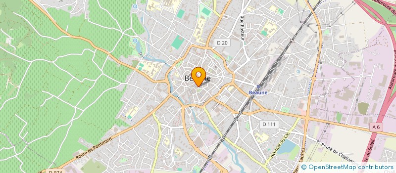 localisation de l'entreprise EURL PIERRE DE VOGUE 2024 à BEAUNE