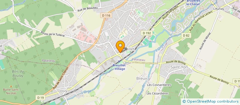 localisation de l'entreprise EURL PIERRE-JOSEPH  BREUILLET