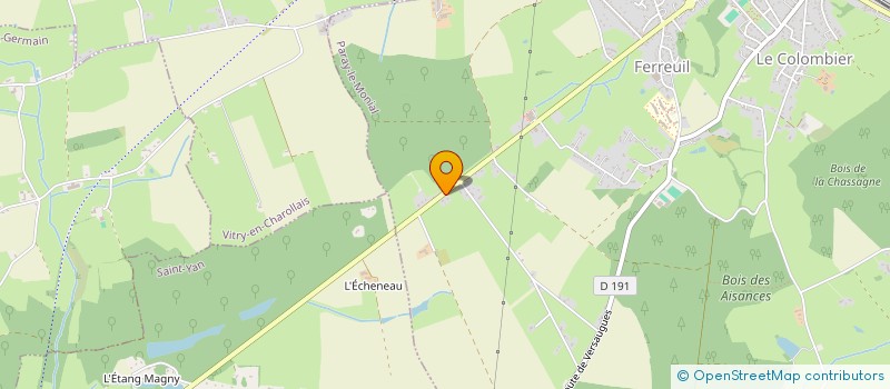 localisation de l'entreprise EURL PIERRE LANGLOIS  PARAY-LE-MONIAL