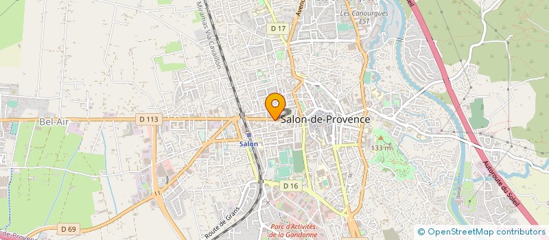 localisation de l'entreprise EURL PIERRE VILAR à SALON-DE-PROVENCE