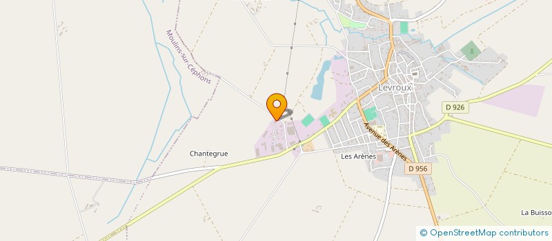 localisation de l'entreprise EURL PIERRY CREATION à LEVROUX