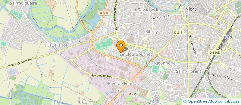 localisation de l'entreprise EURL PINHEIRO à NIORT