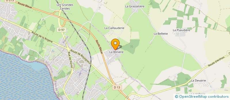 localisation de l'entreprise EURL PINSON FREDERIC à PORNIC