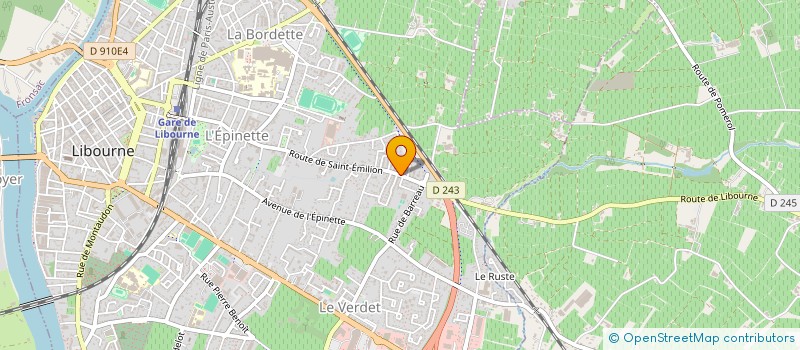 localisation de l'entreprise EURL PITON  LIBOURNE