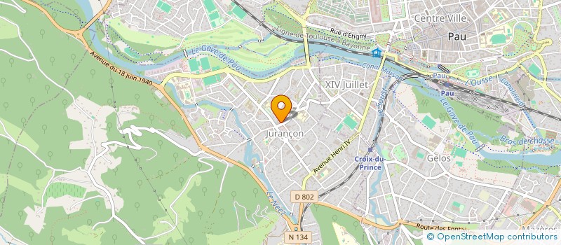 localisation de l'entreprise EURL PLAA  JURANCON