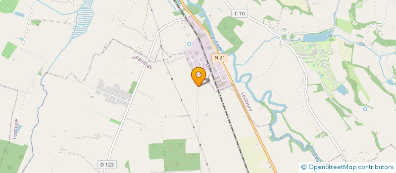 localisation de l'entreprise EURL PLAISANCE  LA SAUVETAT