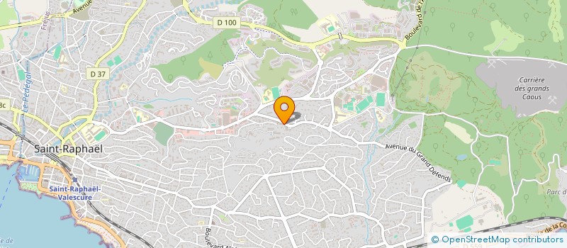 localisation de l'entreprise EURL PLAISIRS PISCINES COSTANTINI  SAINT-RAPHAEL