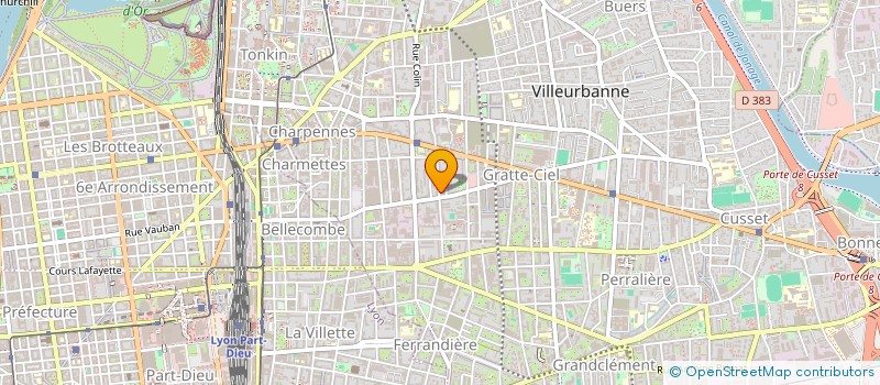 localisation de l'entreprise EURL PLAN PLUS AUTO  VILLEURBANNE