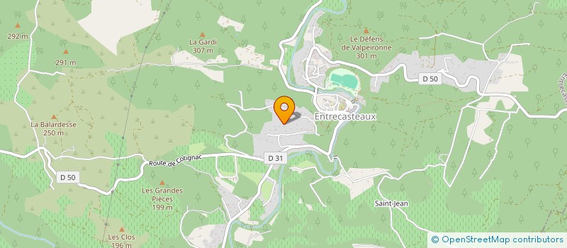 localisation de l'entreprise EURL PLANETE  ENTRECASTEAUX