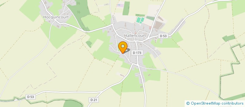 localisation de l'entreprise EURL PLANS 3D'EF à HALLENCOURT
